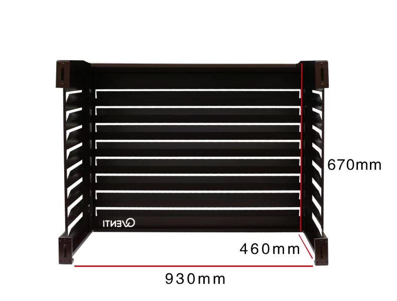 Qventi CAL100 Airco Omkasting Aluminium Bruin S - Afbeelding 6